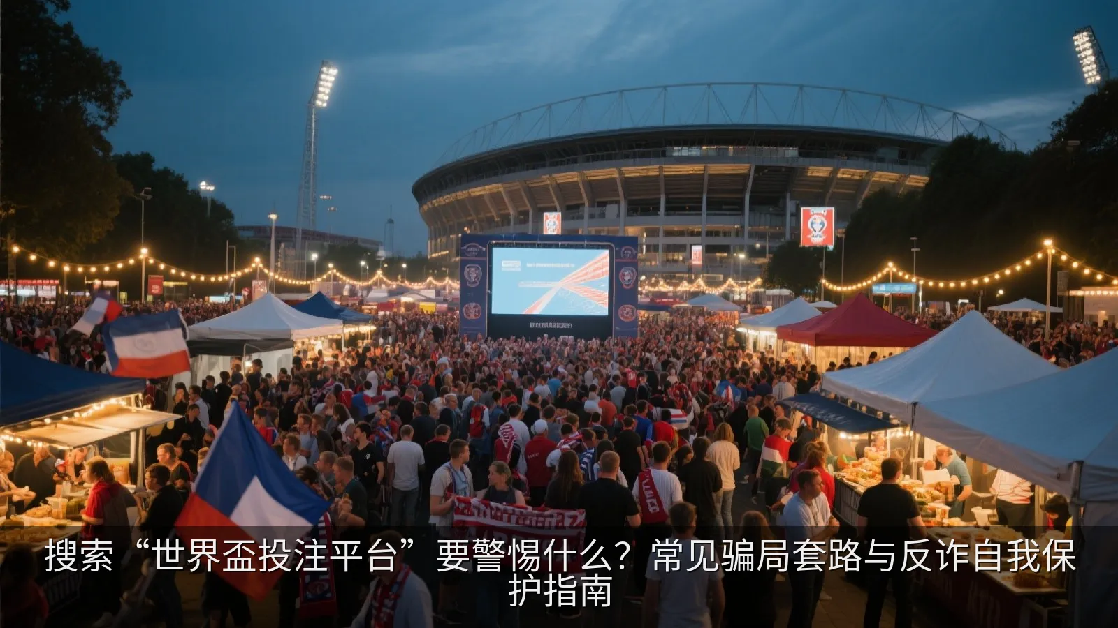 搜索“世界盃投注平台”要警惕什么？常见骗局套路与反诈自我保护指南